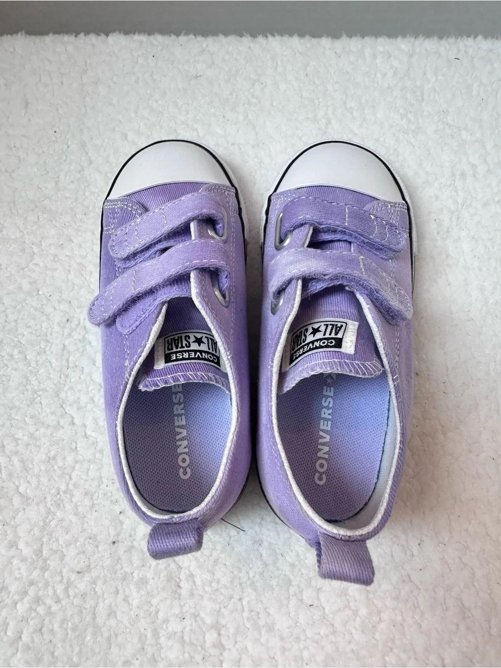 Girl’s Purple Converse Sneakers